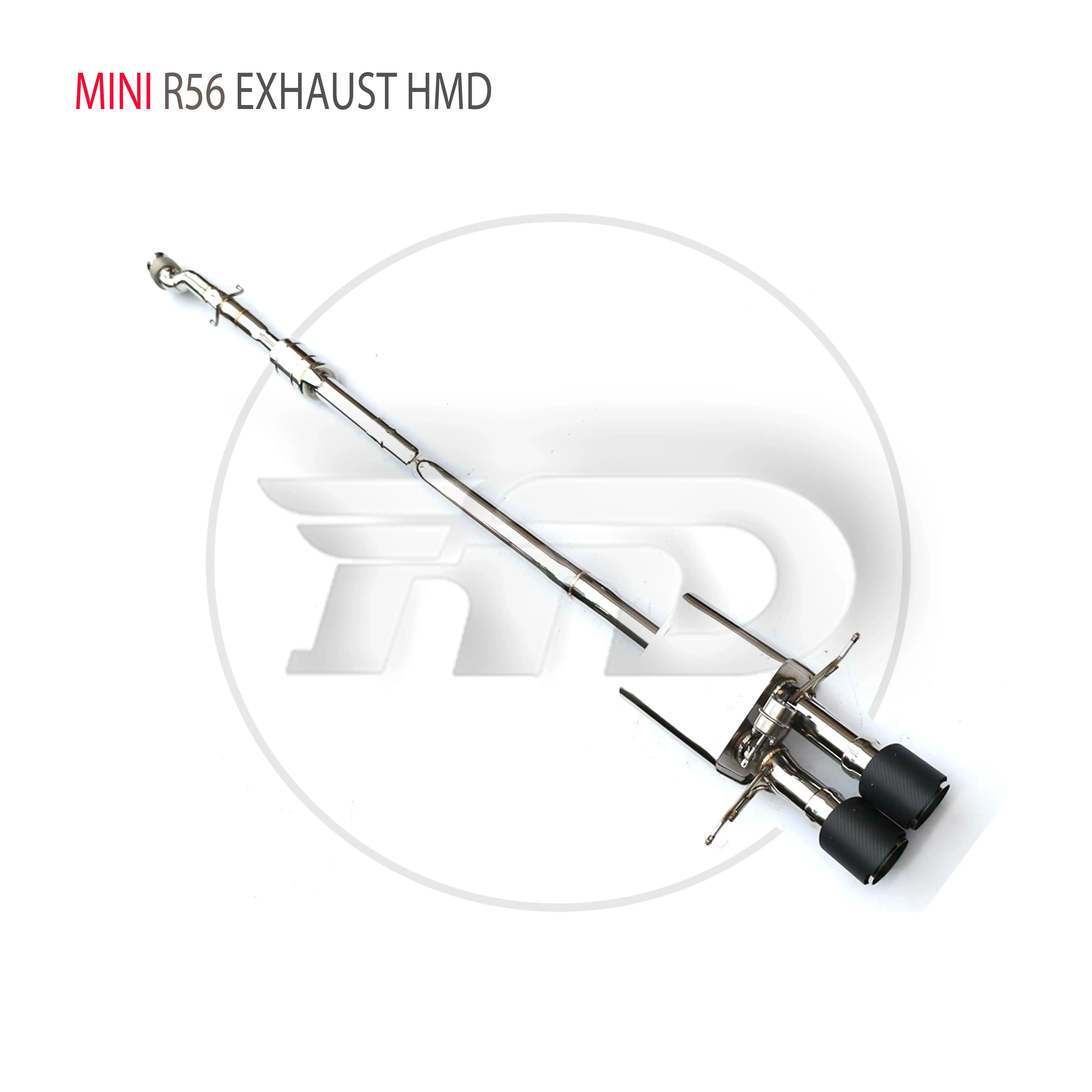 HMD Stainless Steel Exhaust System Performance Catback is Suitable for BMW MINI R56 R57 R58 Cooper JCW Car Muffler