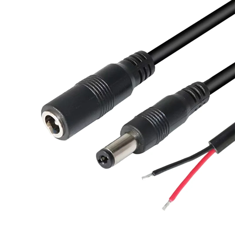 0.25M/1M 12V DC Male Female Connector Wire Power Supply Cord Extension Cable for CCTV LED Strip Light Adapter 5.5*2.1mm Cords