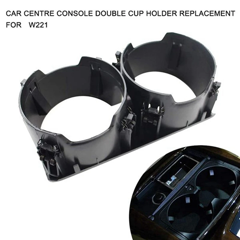 Car Center Console Drink Cup Holder Water Cup Holder For Mercedes-Benz S-Class S300 S350 S400 W221 A2218130014 Accessories