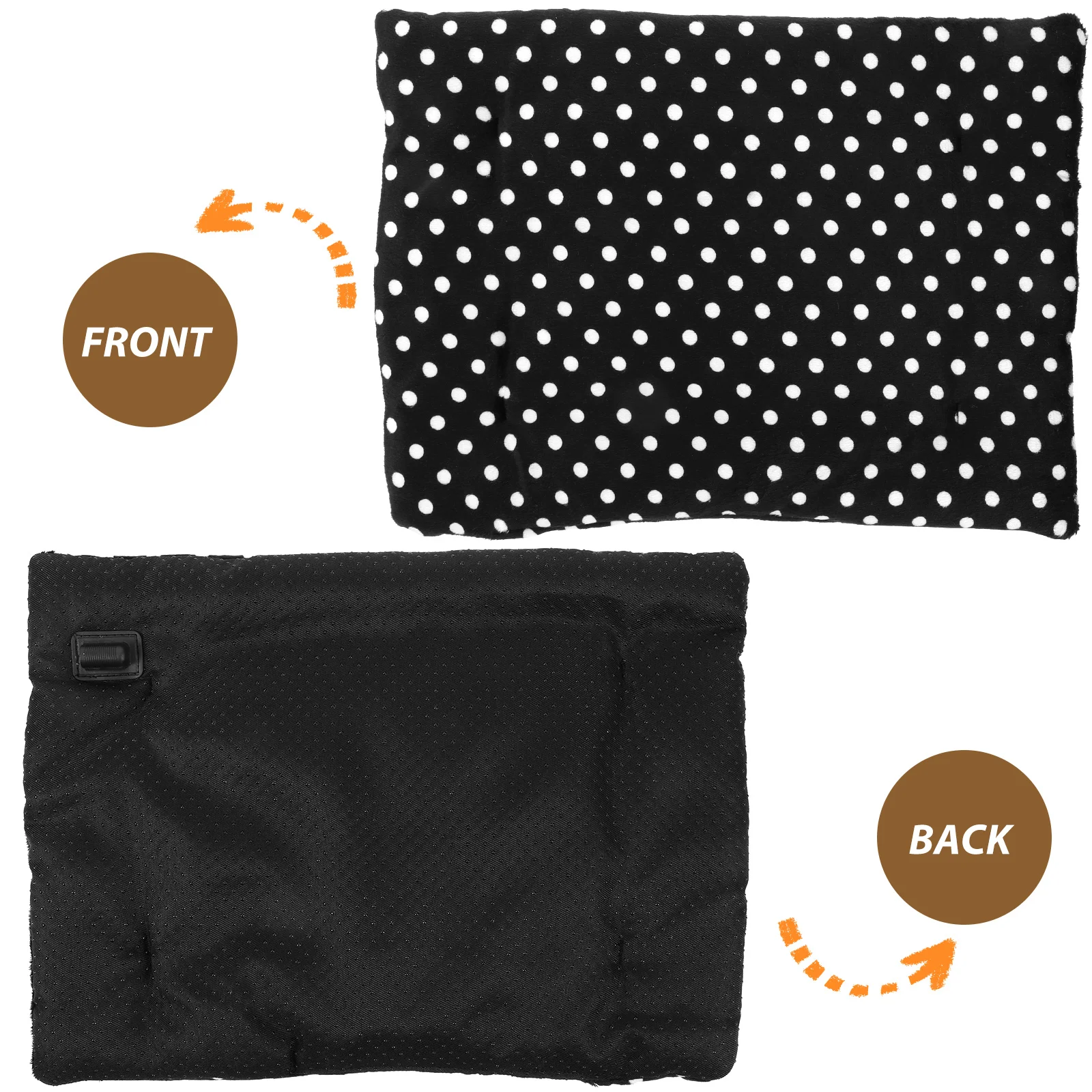 

USB Pet Heating Pad Skin-Friendly Fabric with Temp Control for Small Pets Dog Cat Heating Mat Indoor Warming Cushion