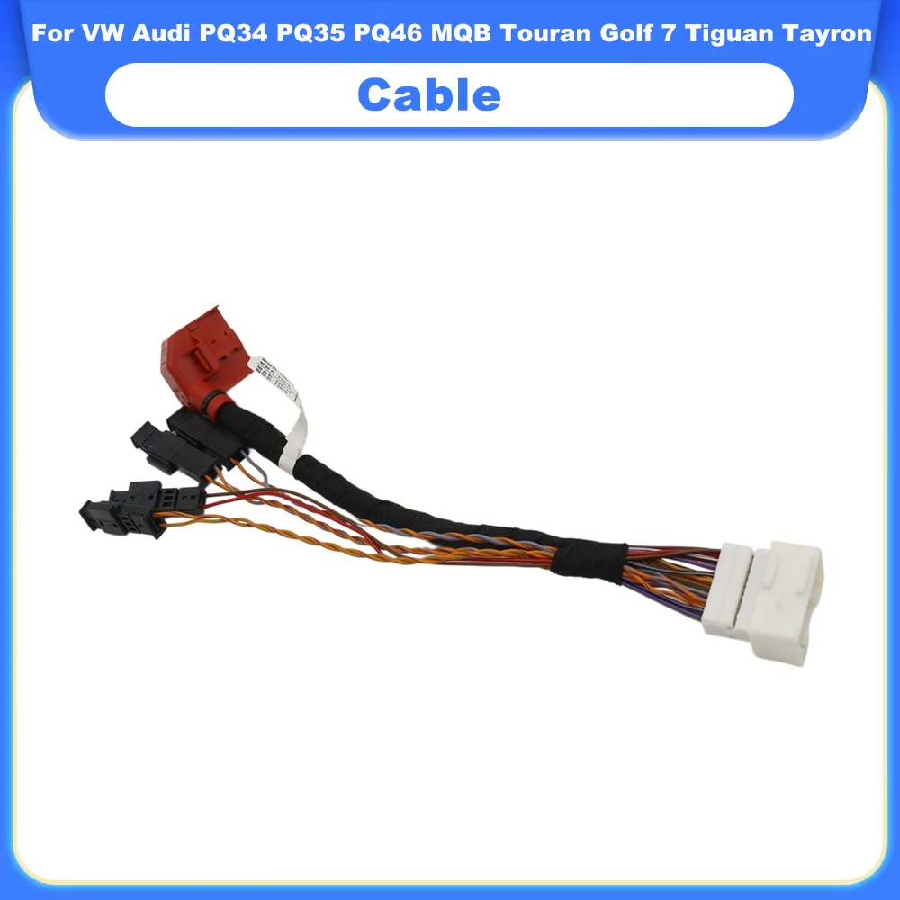 Canbus Gateway Extension Adapter Cable For VW Audi PQ34 PQ35 PQ46 MQB Touran Golf 7 Tiguan Tayron Car Stereo Wiring Connector