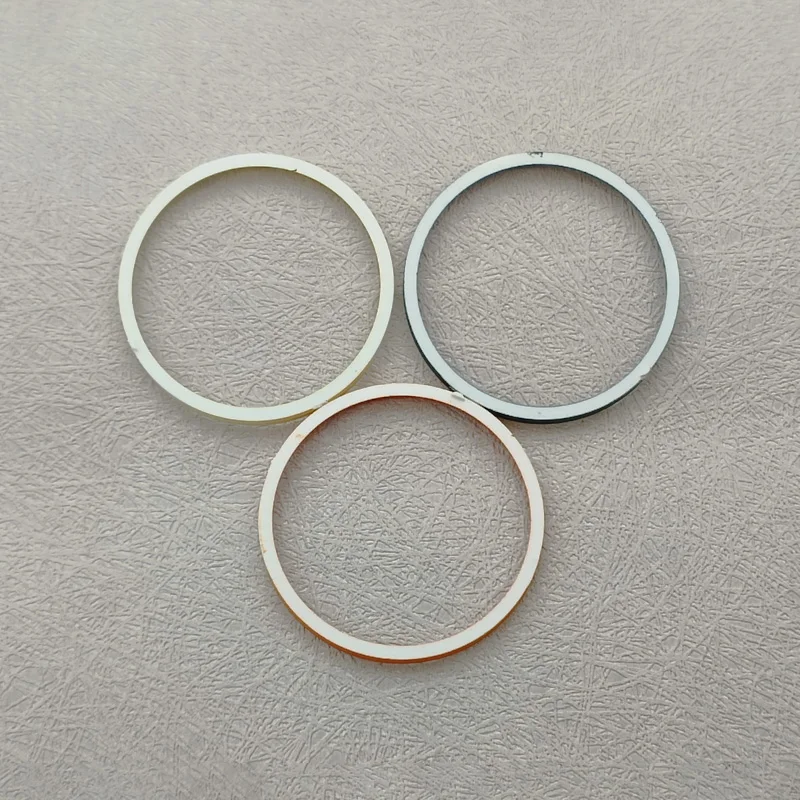 Diâmetro 30.5mm caixa de relógio capítulo anel se encaixa skx007 skx009 srpd nh35 nh36 caso múltiplas cores anel interno masculino relógio de mergulho reequipamento parte