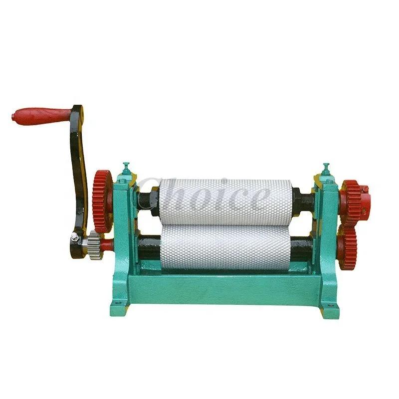 Beekeeping Tools 310mm Manual Beeswax Comb Foundation Roller Mill Machine Hand Crank Bee Wax Rollers Stamper Printing Machine
