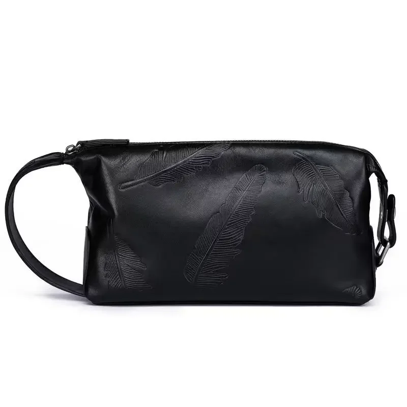 New Fashion Men Large Clutch Alligator Pattern Cow Genuine Leather Boy Luxury Brand Business Clutches Male Wallets Cash Purses