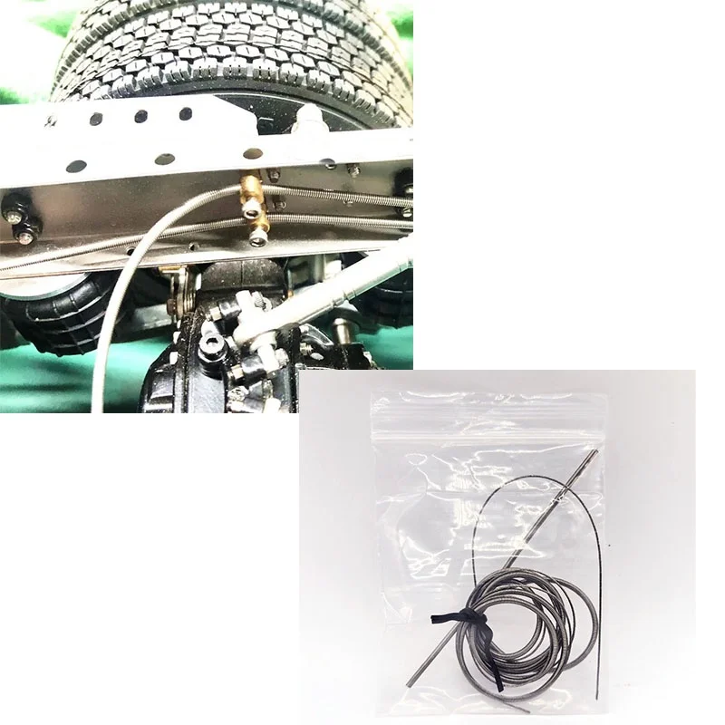 قطع غيار السيارات لجرار مقطورة RC 1/14 مع كابل قفل تفاضلي ترايدنت لـ Tamiya DIY Pasts820mm