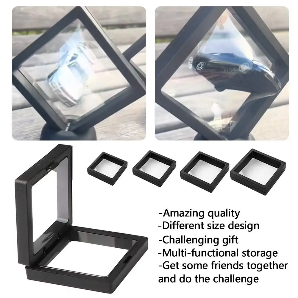 Zwevend Frame 3d Display Sieraden Doos Ophanging Film Organizer Sieraden Flexi Drijvende Houder Frames Pe Antioxiati B7p2