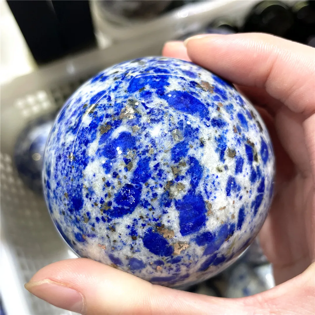 6-10cm Rare New Rocks K2 Lapis Quartz Crystals Natural Ball Stones Energy Healing Mineral Balance Chakras Decoration Sphere Shop