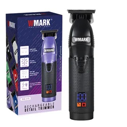 WMARKNG-318 cortadora de pelo profesional con cabezal de aceite, cortadora de pelo con pantalla LCD
