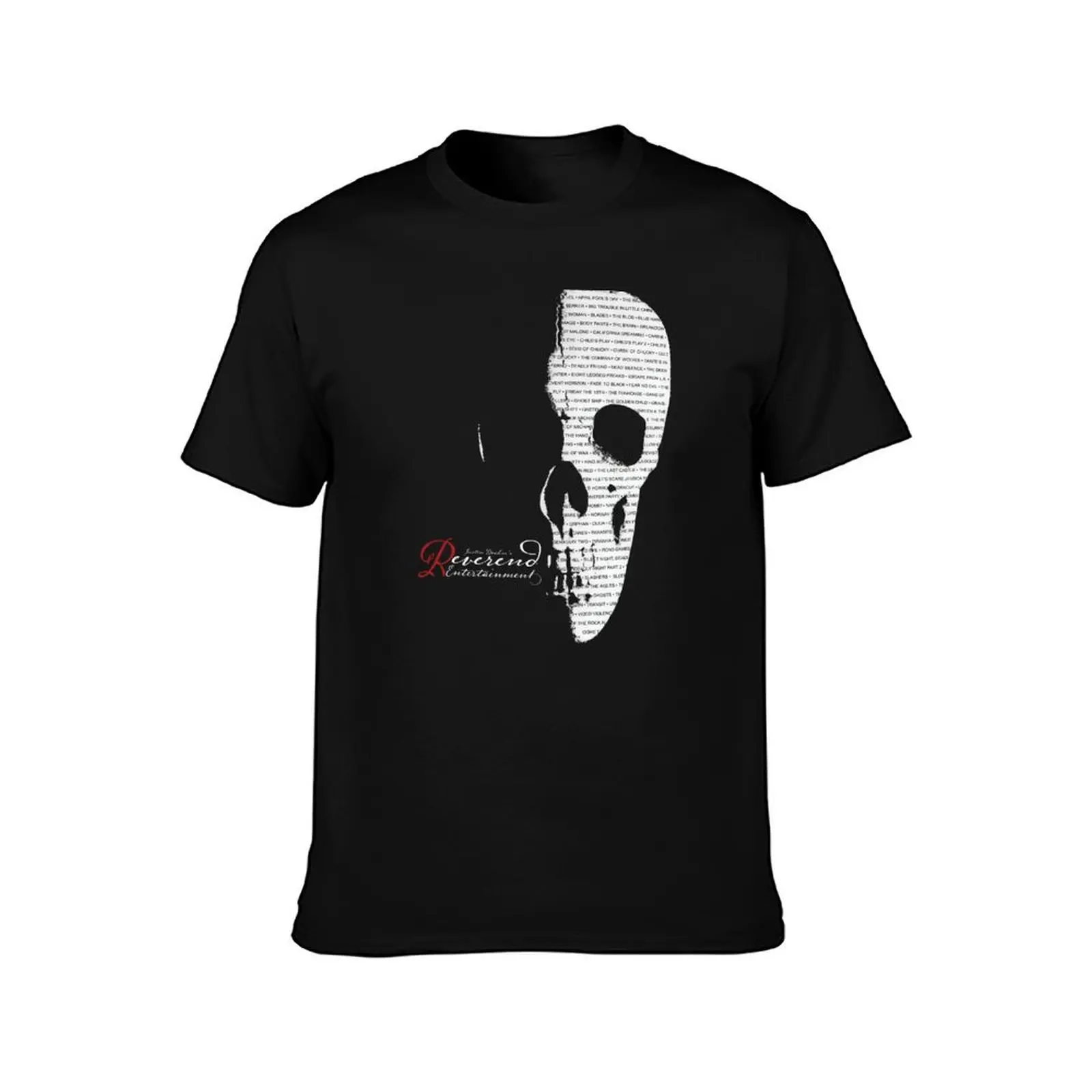 Reverend Catalog Skull T-Shirt Summer Casual Cotton Tee Oversized Streetwear Tops Vintage Graphic Print Unisex Men Women