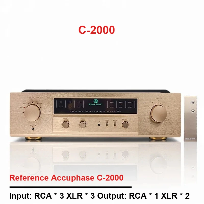 

Referenz Accuphase C-2000 Vollständig Symmetrischer Class-A Hi-Fi-Vorverstärker mit Höhen- und Bassregelung und Fernbedienung