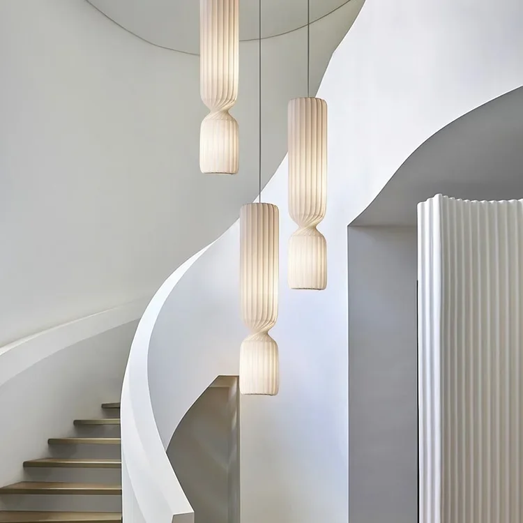 Duplex building high Chinese bed and breakfast designer wabi-sabi wind staircase long
