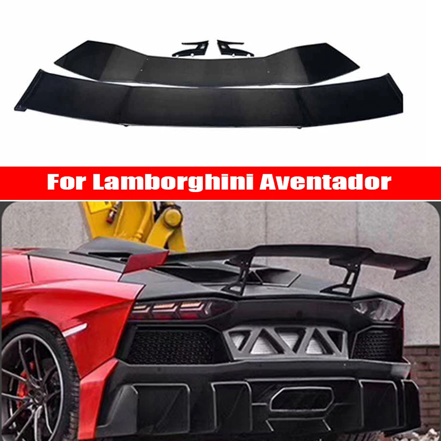 For Lamborghini Aventador LP700 LP720 LP750 carbon fiber Tail fins Rear Spoiler Guide Wing Rear Wing diverter body kit