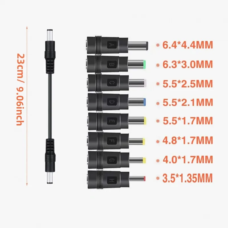 8 In 1 Dc 5.5X2.1Mm…