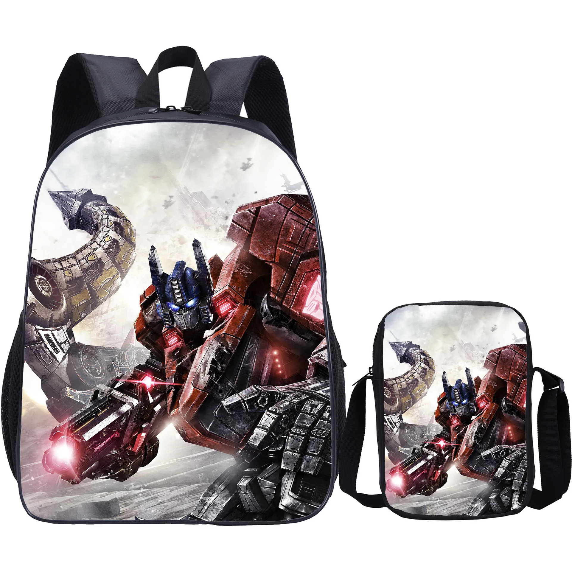 

Boys Girls T-Transformers Backpack with Shoulder Bag-Lightweight School Bookbag Waterproof Laptop Bag-Rucksack for Stuents