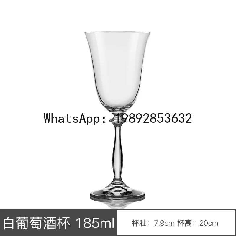 

PYJ champagne glass crystal red wine glass high-end household wine a complete set of light classical goblet-2pcs