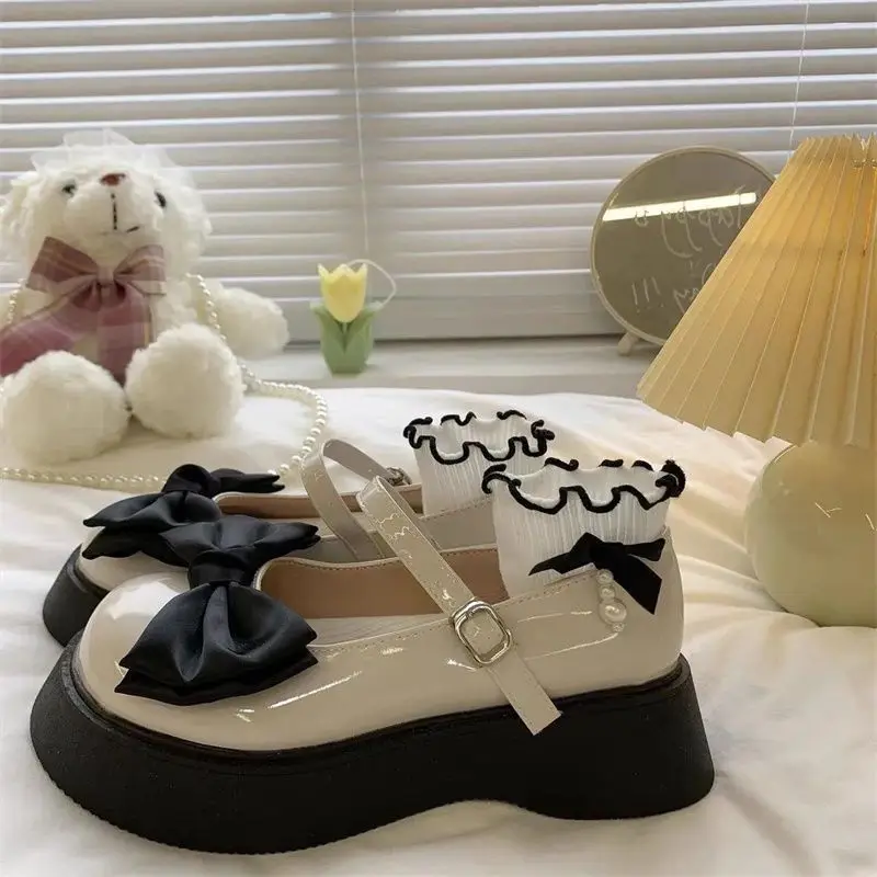 

Туфли Лолиты 2025 года, черные туфли Мэри Джейн на очень высоком каблуке, женские туфли-лодочки на массивной платформе, женские туфли для вечеринок с пряжкой на щиколотке