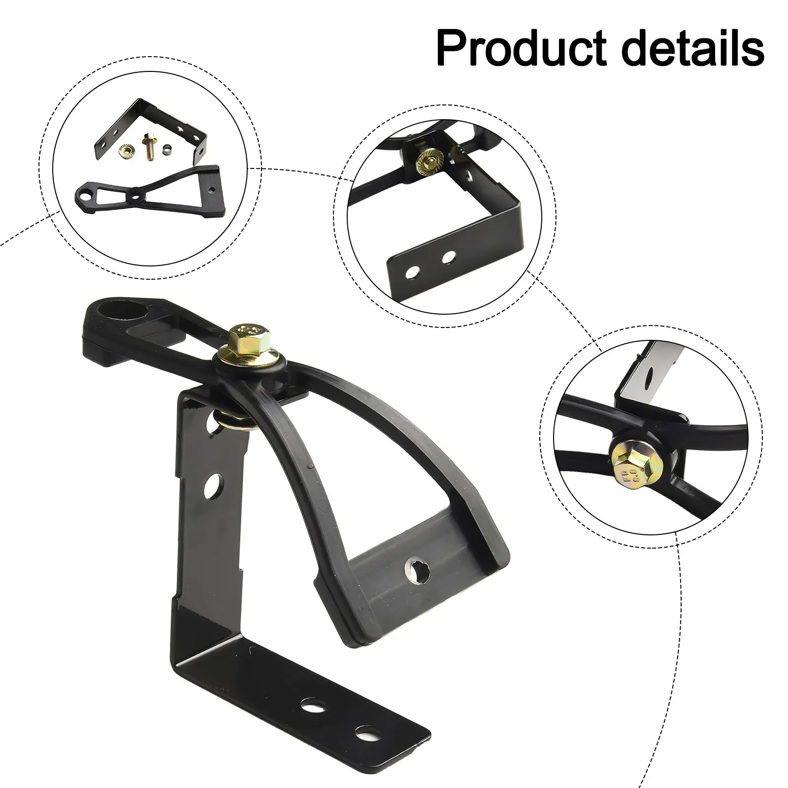 Sleek Design Metal Rubber Fuel Pump Clamp Holder for Diesel Air Heaters Minimize Noise and Maximize Driving Pleasure