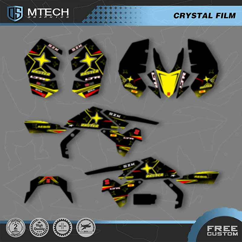 

DSMTECH Motorcycle Graphics Decals Stickers Kits For SUZUKI LTR450 450R 001