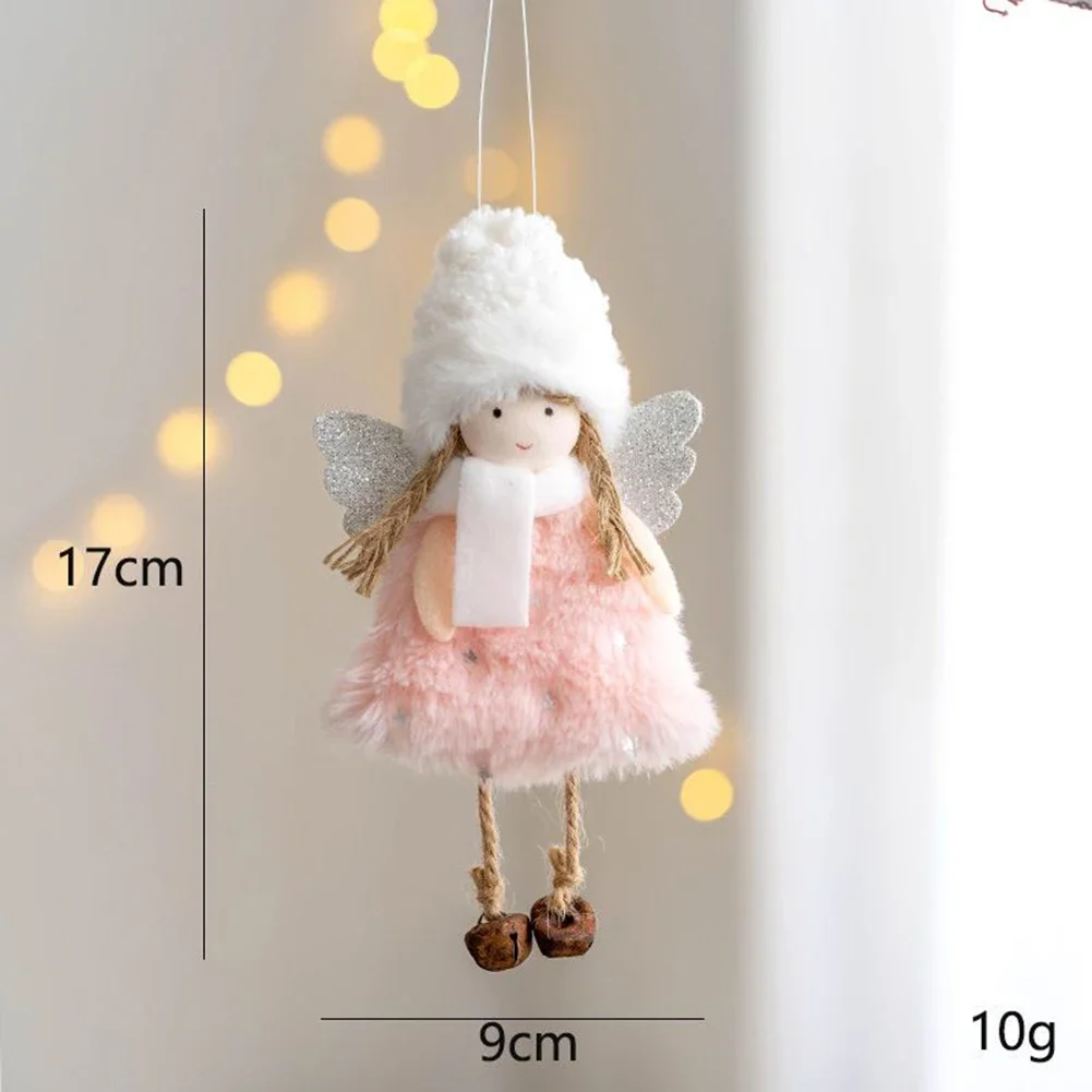 Pendant Christmas Doll 1 Pc 17CM*9CM Angel Plush Doll Cute Decoration Xmas Tree Hanging Ornaments High Quality