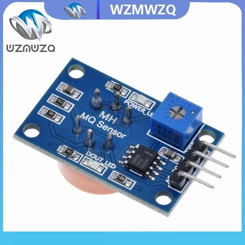 Módulo sensor de alcohol MQ-3 alarma de detección sensible al gas etanol para arduino