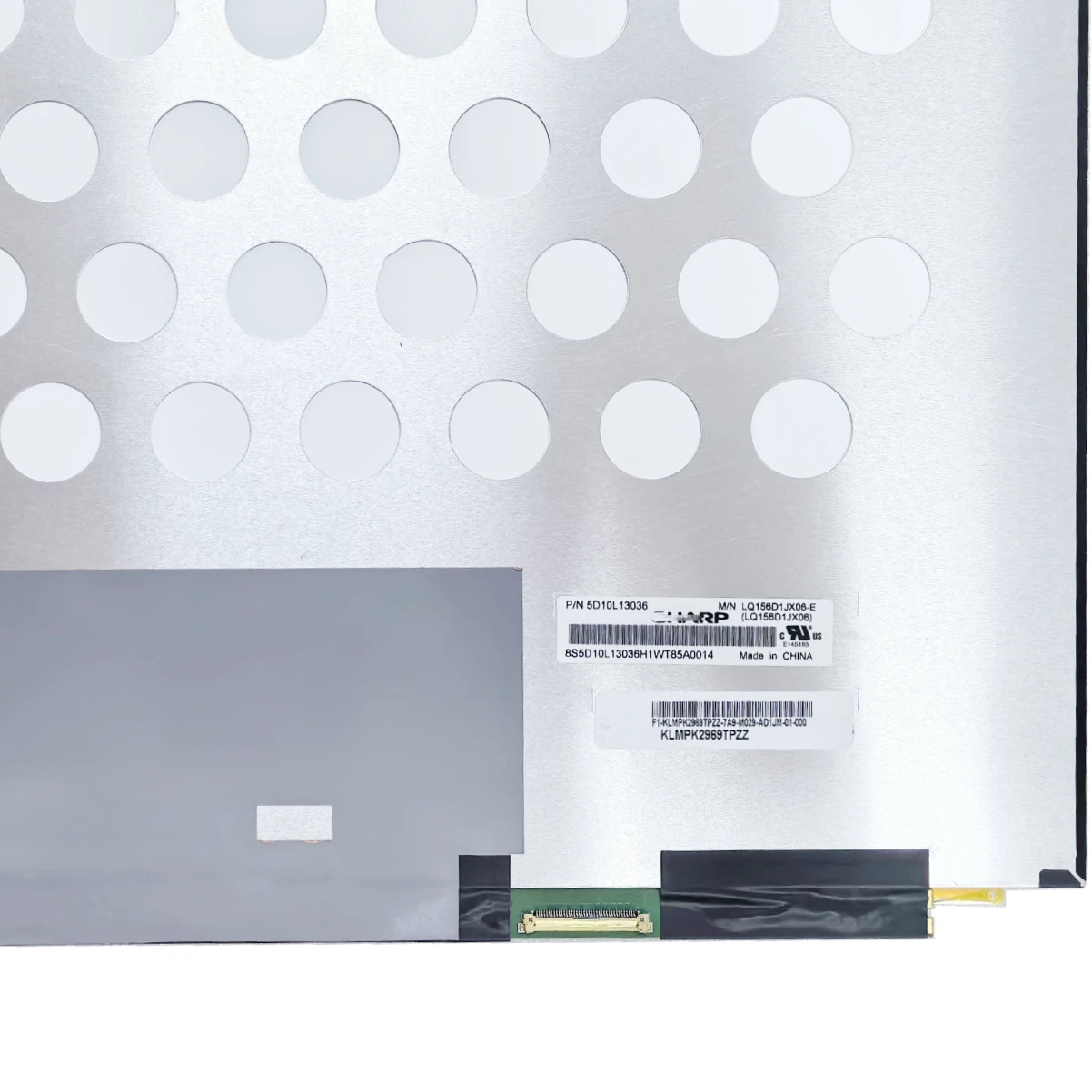 Imagem -02 - Painel de Led para Laptop Substituição da Matriz Edp Tela Lcd Lq156d1jx06-e Lq156d1jx06 Ips 156 Polegadas 3840x2160 156 Polegadas