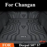 For Changan Deepal S07 S7 2024 2025 Rear Seat Backrest Protective Pad Trunk Mat Anti-Kick Pad Car Interior Accessories