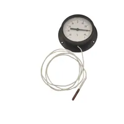 Cold storage dedicated temperature gauge -40+40 degrees plastic shell capillary thermometer, 1.5m wire Y75