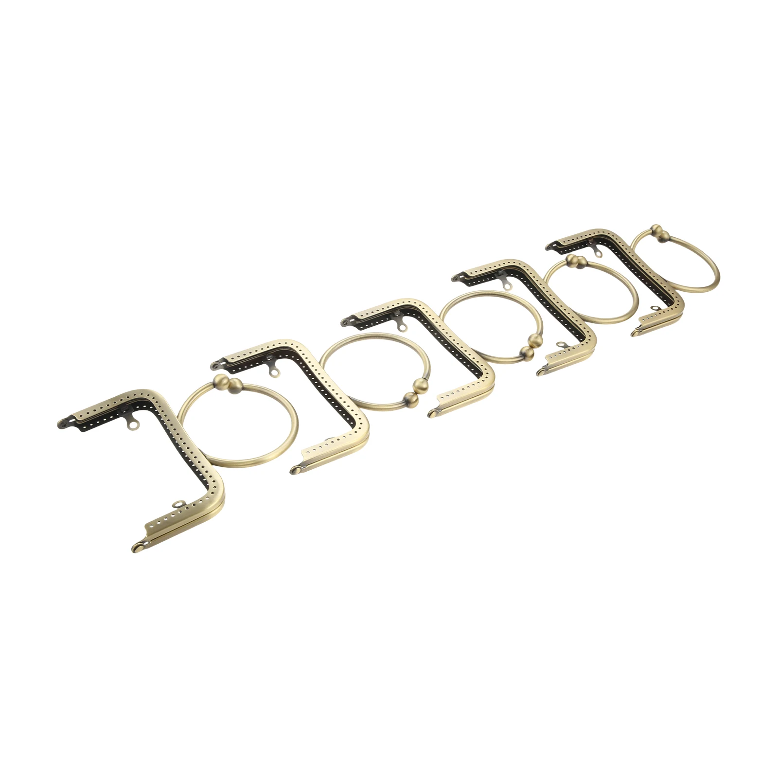 5PCS 12.5 x 15Cm Retro Metal Frames With Kiss Lock Bronze For DIY Handbag Coin Purse Handbags Purses Shoulder Bags Making