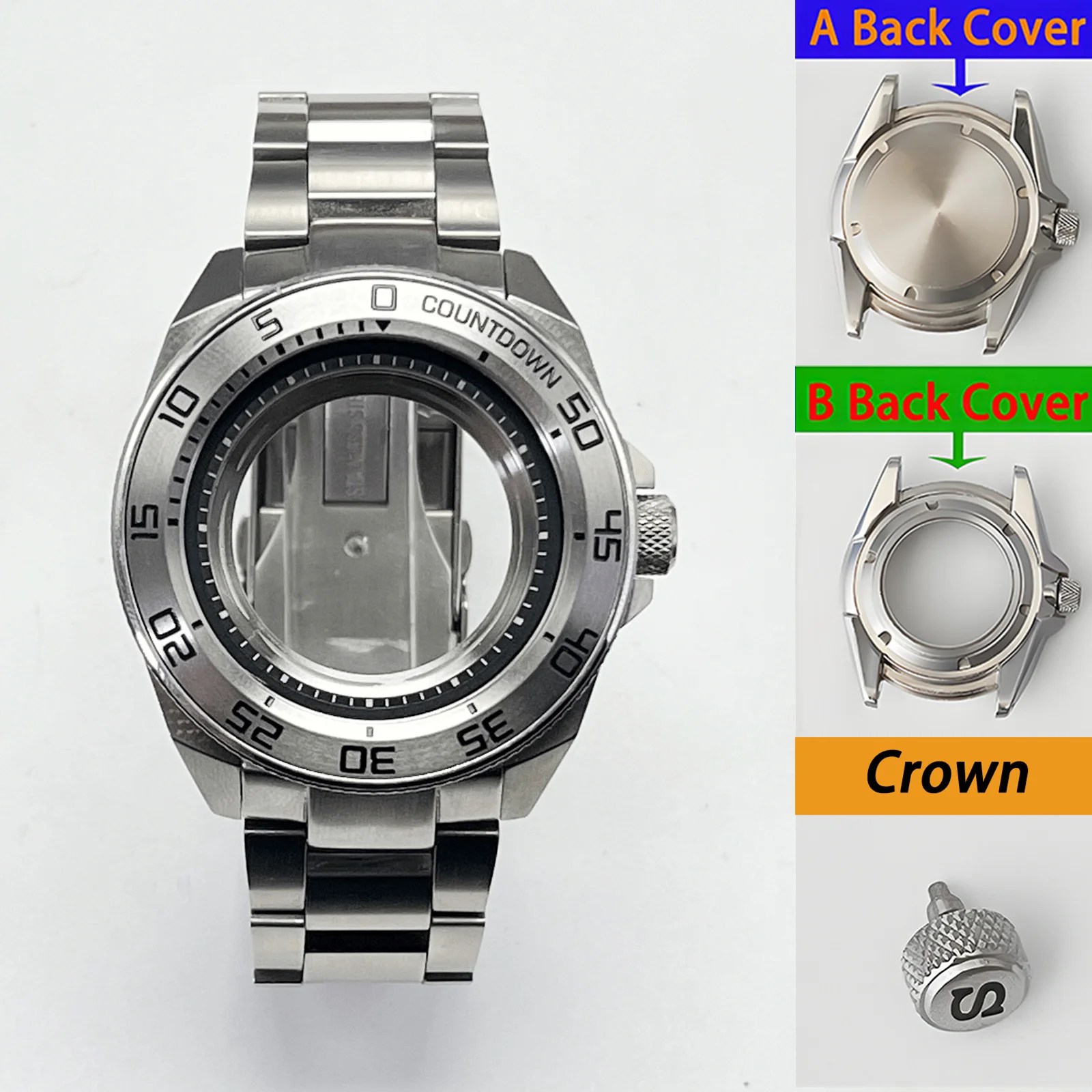 mod-44mm-nh35-custodia-samurai-cassa-in-acciaio-inossidabile-con-inserto-in-vetro-zaffiro-solido-cinturino-adatto-per-cassa-dell'orologio-con-quadrante-da-285-mm