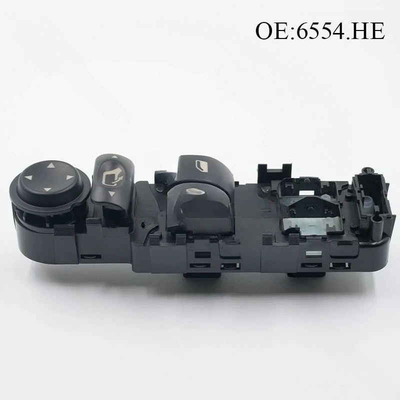 6554. مناسبة لمفتاح رفع زجاج السيارة Citroen C4، زر رفع النافذة الكهربائية