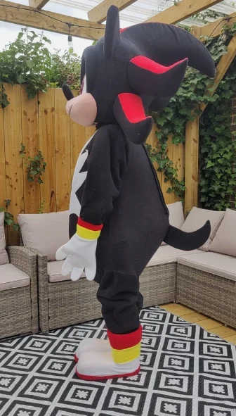 

New Adult Hot Sale LOVE Festival Black Hedgehog Mascot Costume Christmas Fancy Dress Halloween Mascot Costume Free Ship