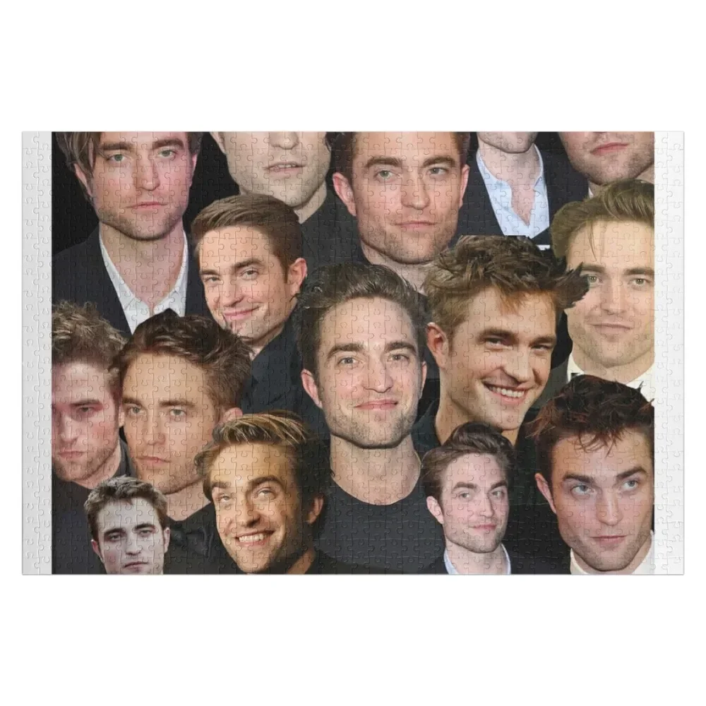 Robert Pattinson photo collage Jigsaw Puzzle Customized Picture Custom With Photo Jigsaw Custom Woodens For Adults Puzzle