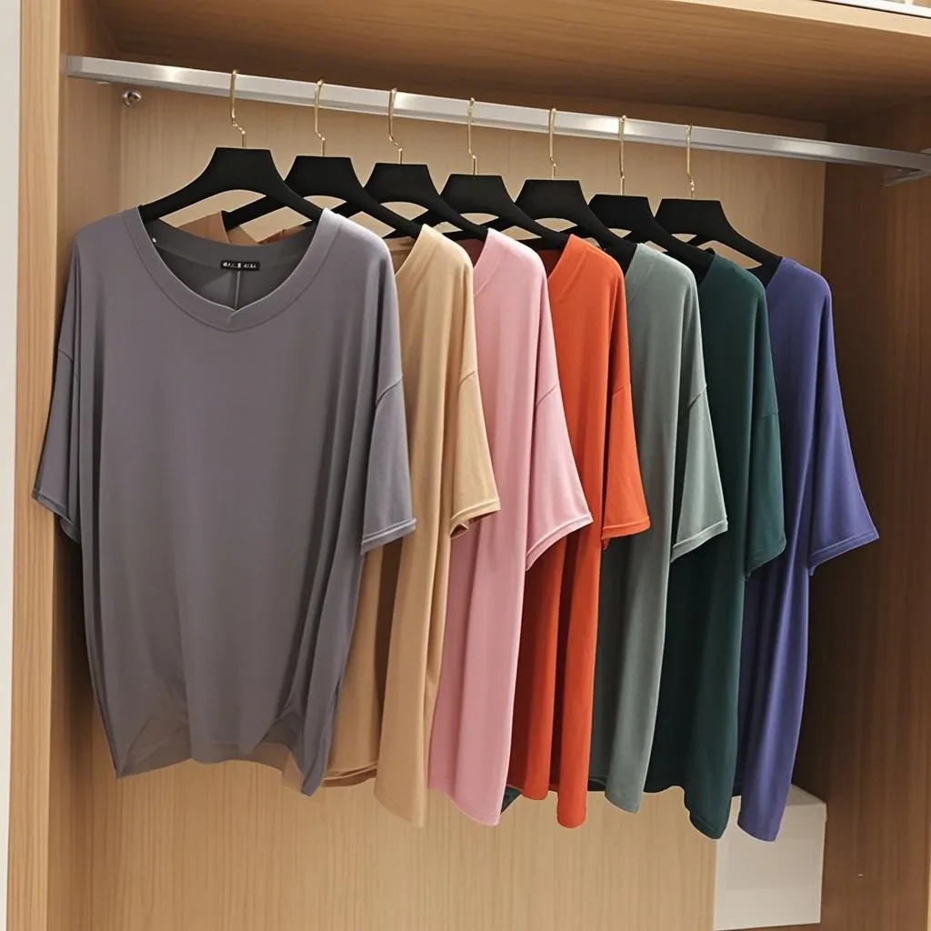 

Летняя легкая женская футболка из модала с v-образным вырезом и половиной рукава, большие размеры, одежда для дома, одежда для сна, футболка