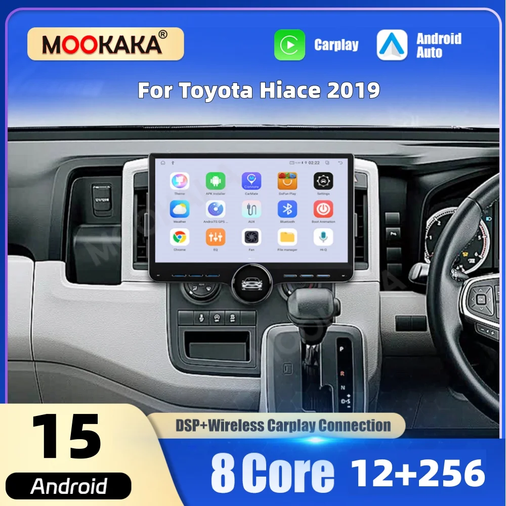 11.5 Inch Car Multimedia Player Android Touch Screen For Toyota Hiace 2019 Car Radio GPS Navigation CarPlay Auto Head Unit