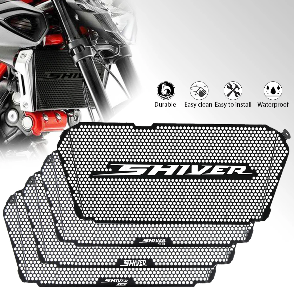 Motorcycle FOR Aprilia Shiver SL750 2007-2017 Radiator Grille Guard Cover Dorsoduro 750 Shiver 900/ABS Shiver 900 2018-2024 2023