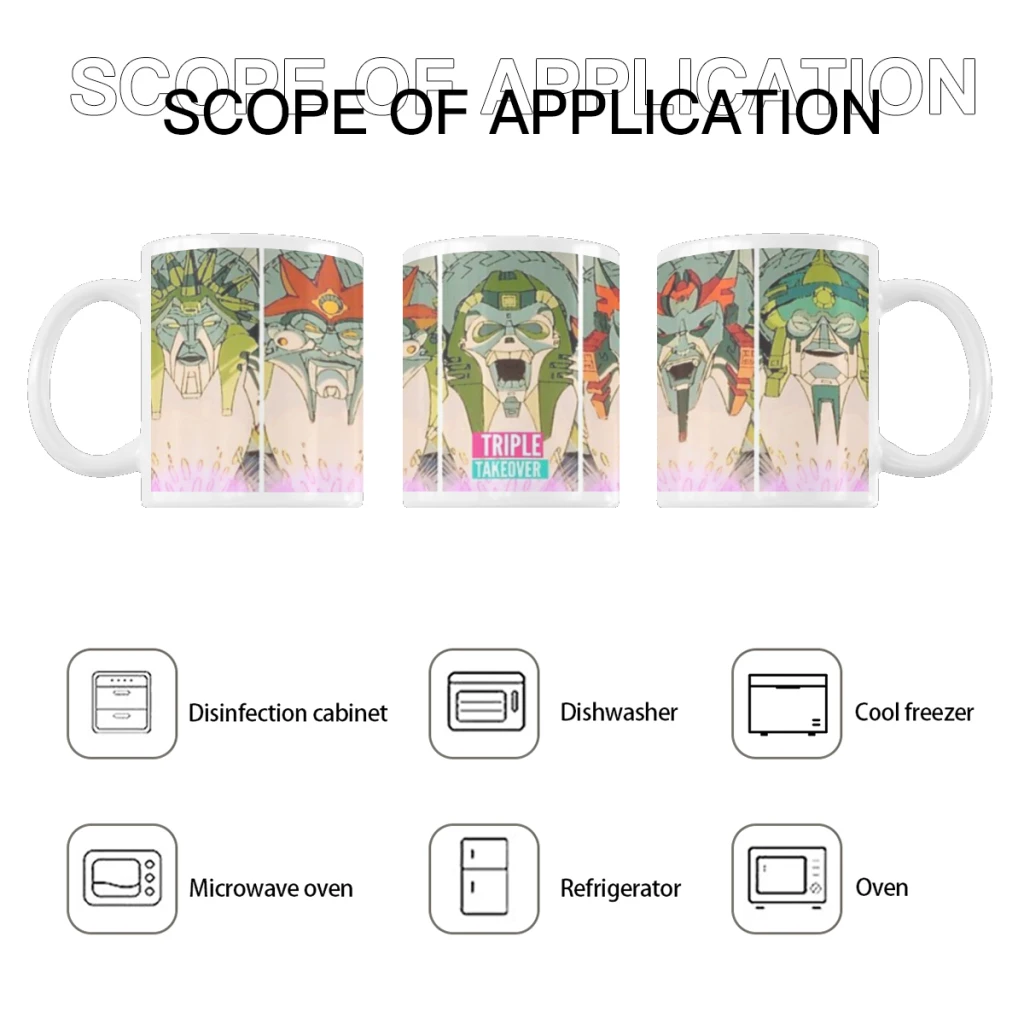 

Transformers 1986 Quintesson mug Ceramics Coffee Mugs Tea Cup Milk Cups Gifts Drinkware Coffeeware