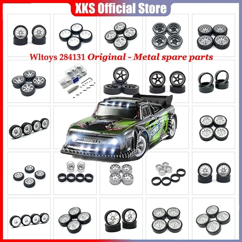 

For Wltoys 284131 K969 K989 1/28 Off Road RC Car Upgrade Parts K989-53 Trx4 4PCS/lot 27mm Hex Monster Truck Wheel Tires