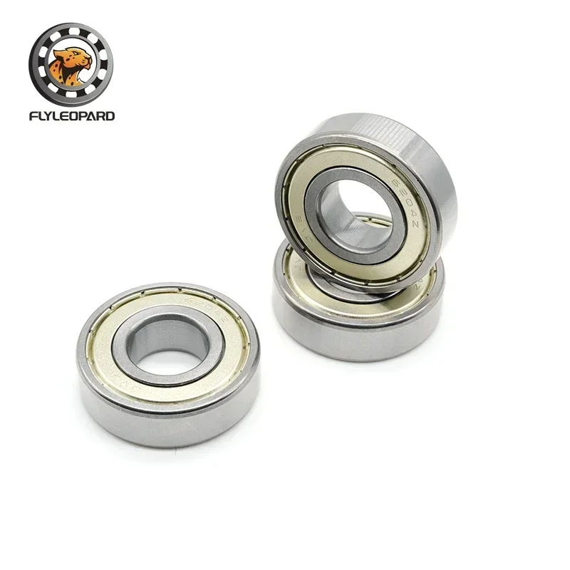 1PCS Bearing 6204ZZ 20x47x14 mm Deep Groove Ball Bearings ABEC-7  Metal Sealed Bearing Carbon Steel Bearing