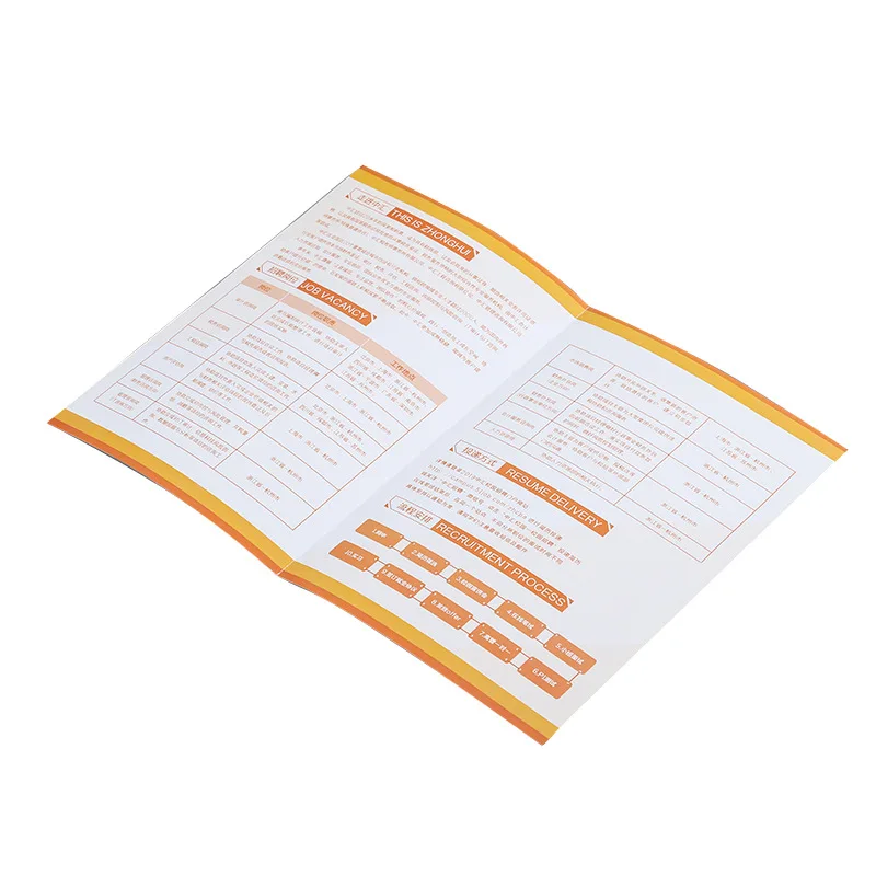 Customized. Two-Fold Page Leaflets and Handouts Design Printing Cosmetics Brochure Special Offer Leaflet Production
