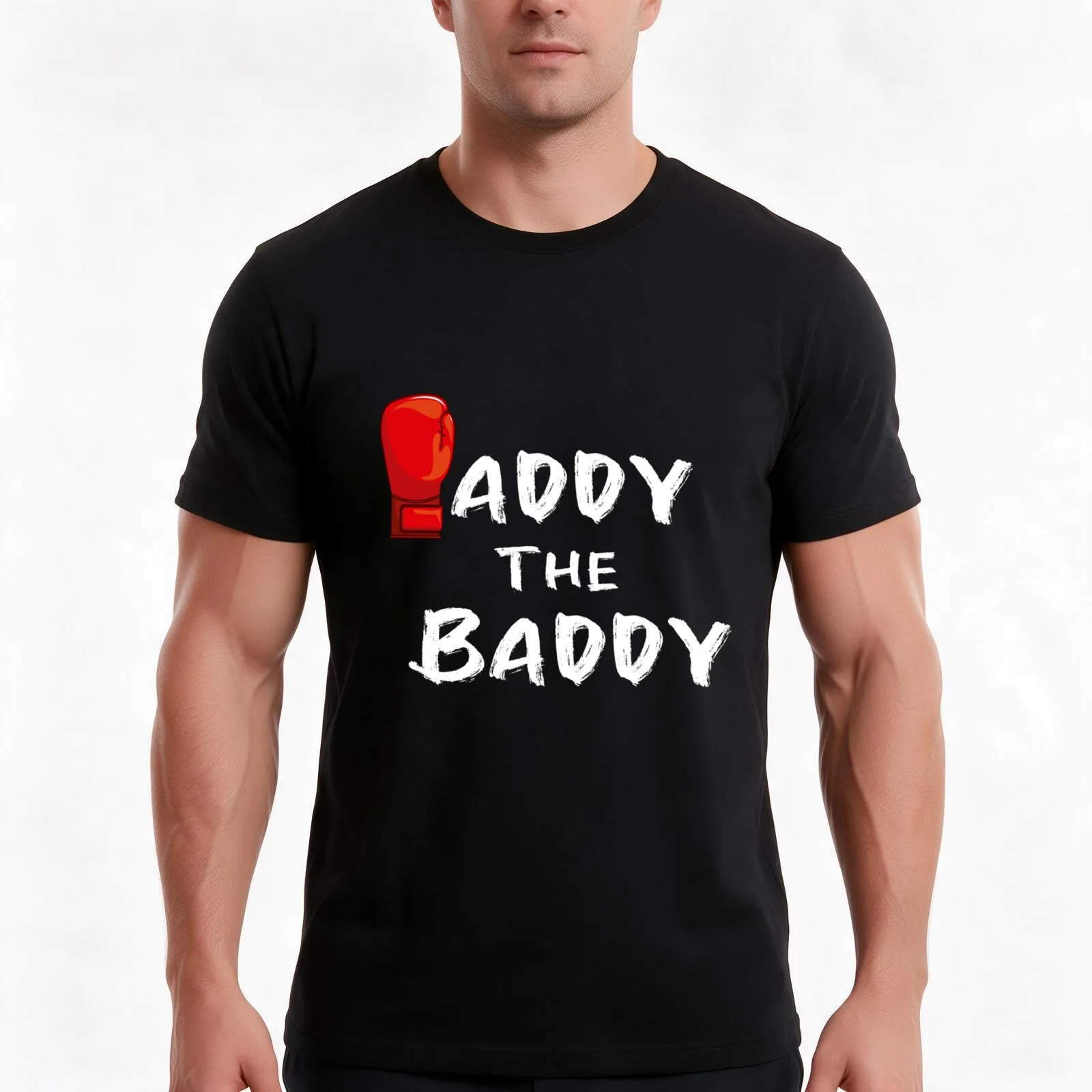 Paddy The Baddy Martial MMA Boxing T-Shirt, Summer Casual Cotton Tee, Oversized Streetwear Tops, Vintage Graphic Print