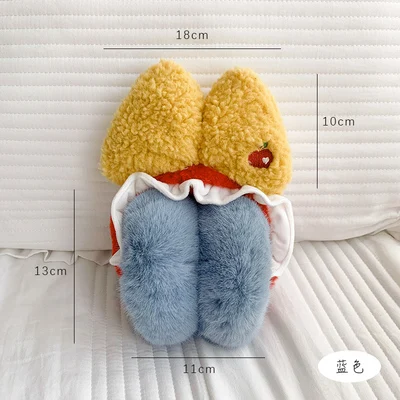 Lovely Big Bowknot Warm peluche paraorecchie Baby Cache oreillas cuffie per bambini per paraorecchie per ragazzo scaldamuscoli per ragazze inverno H303