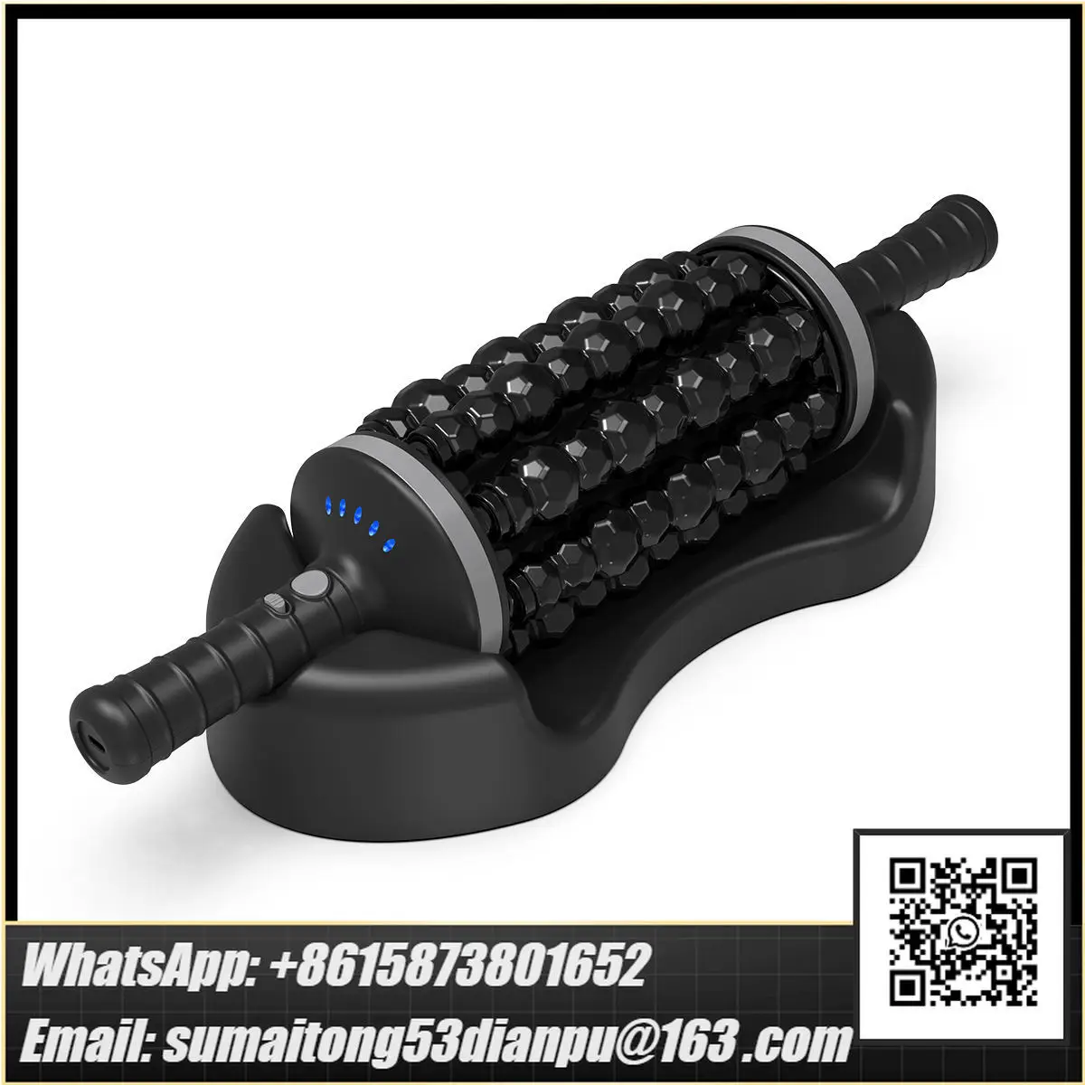 Deep Rolling Impact Massager - Muscle Relaxing Full Body Massage Device