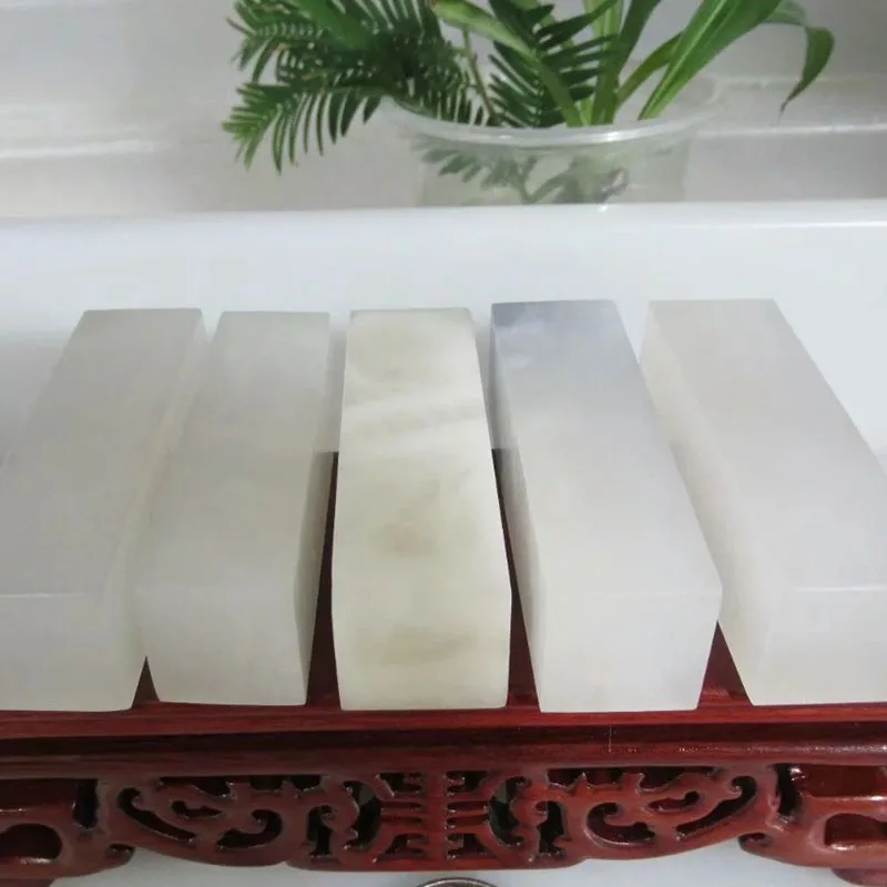 

Практический штамп для резьбы по белом камню для начинающих, стартовый набор китайской печати 2,5x2,5x6-8 см