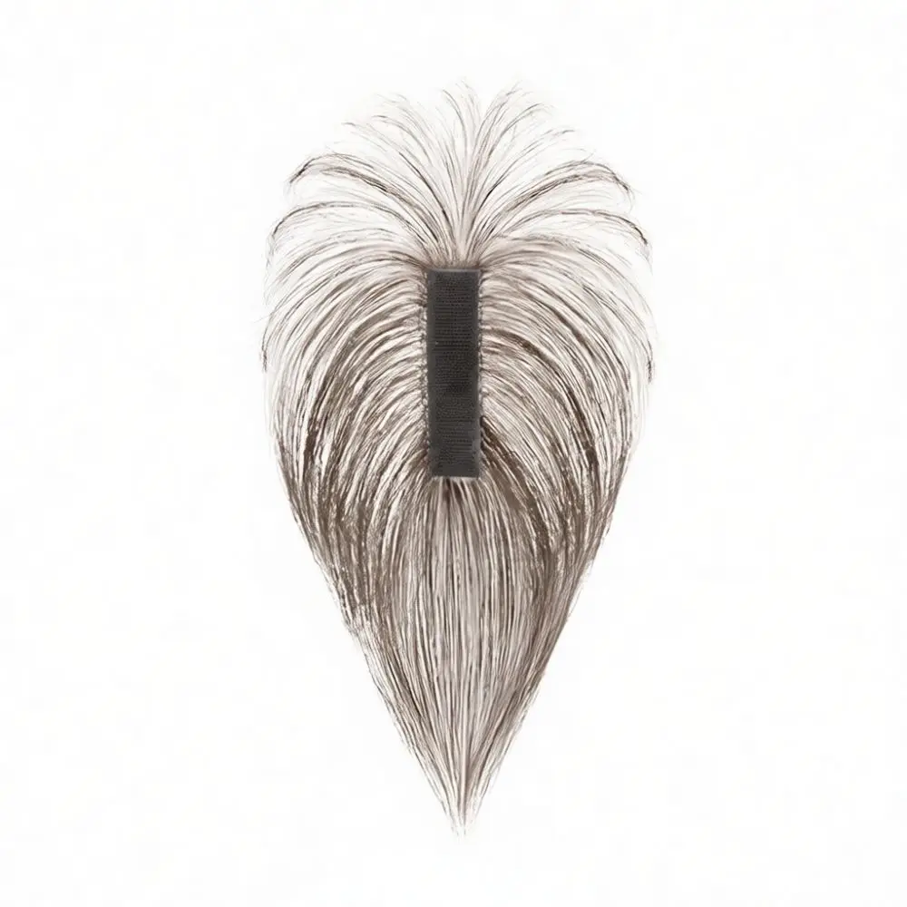 Invisible Human Hair Front Bangs Wig Clip Free Hair Patch For Women Thinning Hair Coverage Natural Look Breathable Topper