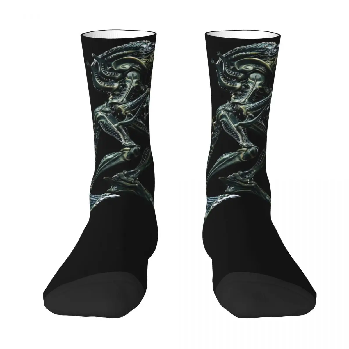 Alien Xenomorph-Chaussettes Essentielles pour Hommes et Femmes, Belle Mode, Printemps, Été, Automne, Hiver IQUE Gifts