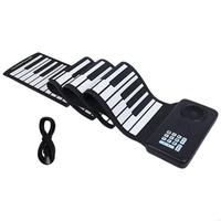 83CB Foldable Electronic Piano 88 Key Rolls up Piano Portable Piano for Music Lovers