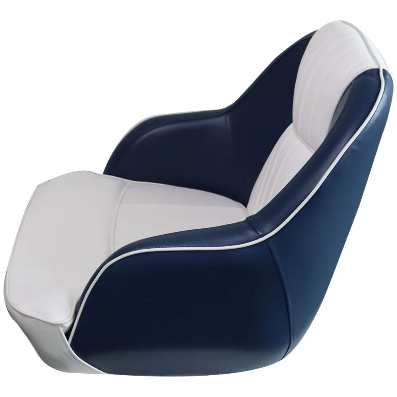 Blue/red color matching pu seat, marine car seat