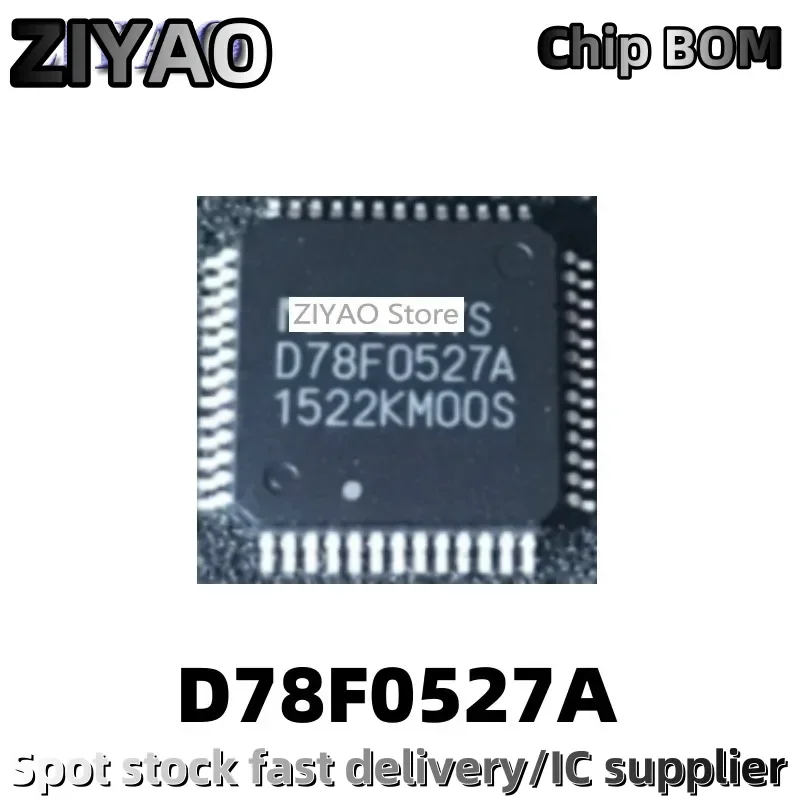 5PCS D78F0527A UPD78F0527A UPD78F0527AGB-GAGG-AX QFP52 microcontroller chip