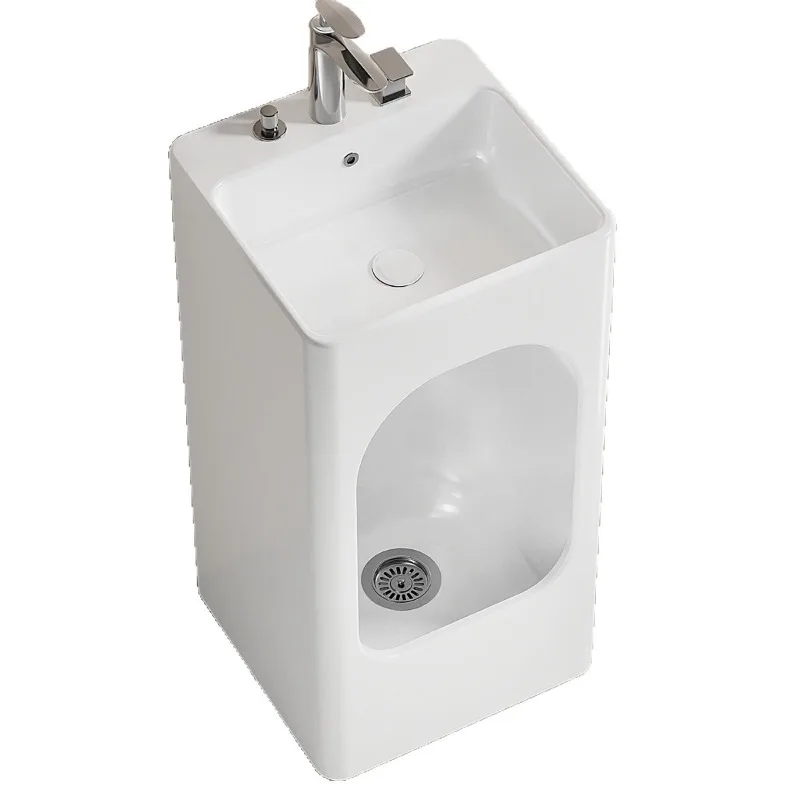 

washbasin, column basin, integrated dual-purpose basin