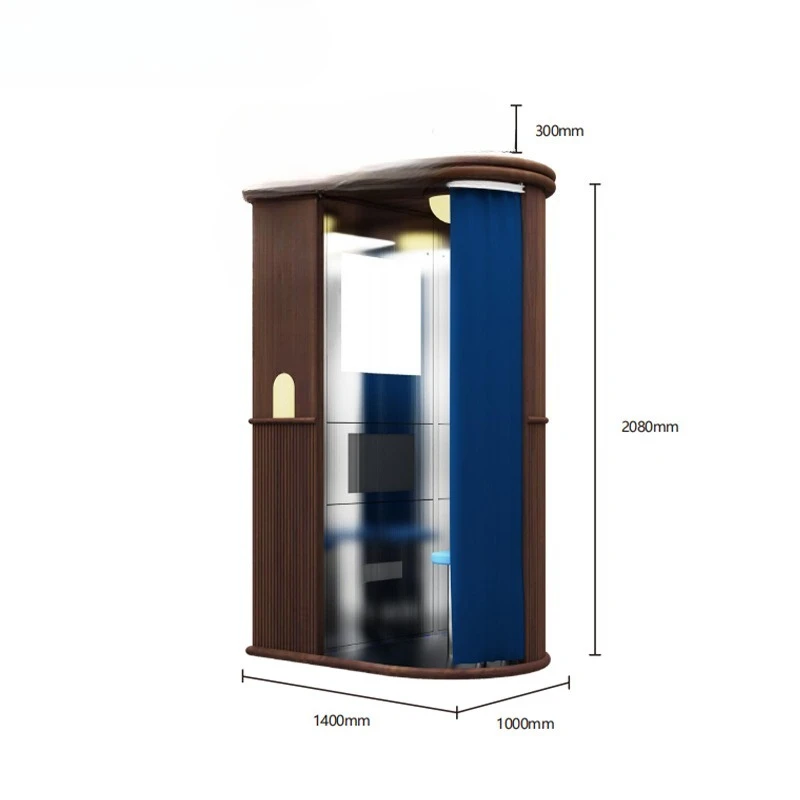 Nordic style retro big head sticker photo all-in-one machine self-service interactive camera